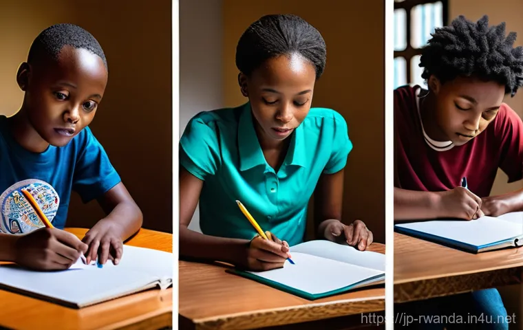 르완다의 직업 교육 - Here are three detailed image prompts in English, designed to be safe and inspiring, drawing from th...