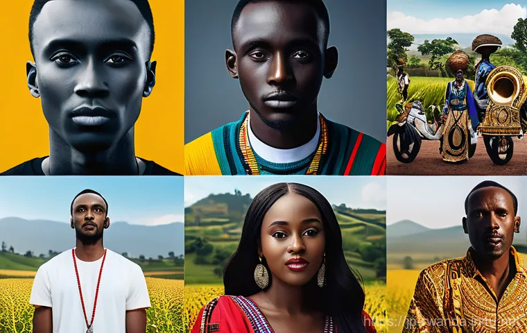 르완다 민속 음악 페스티벌 - Here are three detailed image generation prompts in English, designed to capture the essence of Rwan...