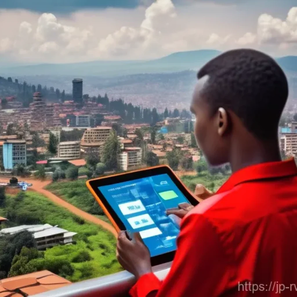 르완다와 케냐 비교 - **Prompt: "A vibrant, futuristic cityscape in Kigali, Rwanda, showcasing clean streets and cutting-e...