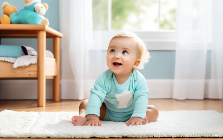 르완다 민속 음악 연구소 - **Prompt 1: Cozy Toddler Playtime**
    A bright, warm, and inviting scene. A happy, Caucasian toddl...